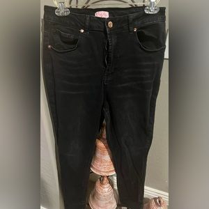 Pink Lady Size 29 Black Jeans ❤️